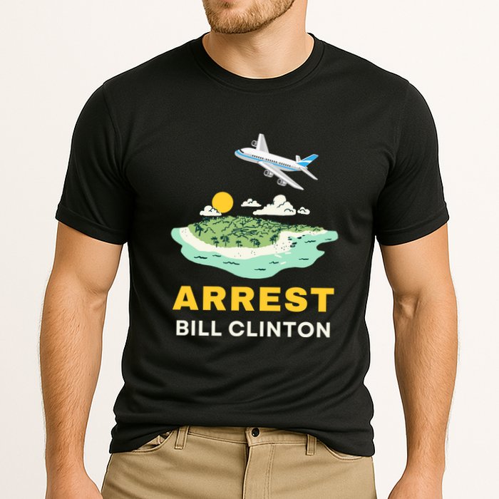 Arrest Bill Clinton Epstein Island Cooling Performance Crew T-Shirt