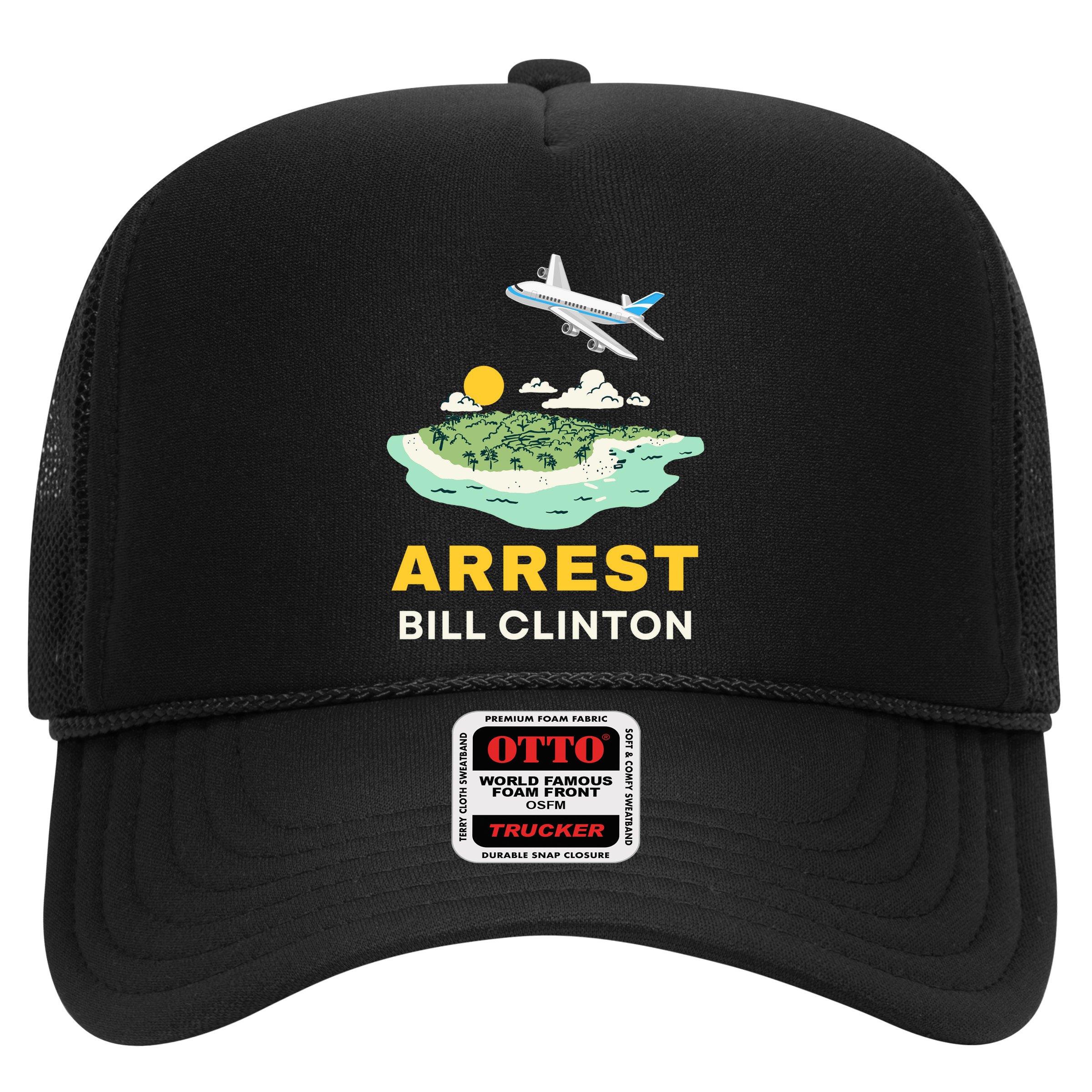Arrest Bill Clinton Epstein Island Hat