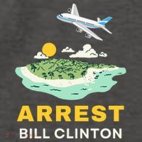 Arrest Bill Clinton Epstein Island Vector Backpack
