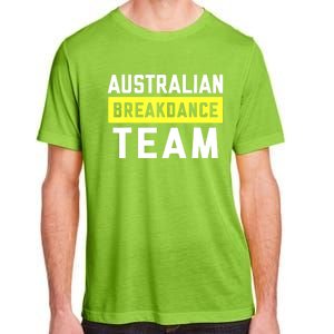 Australian Breakdancing Costume Team Break Dancer Matching Adult ChromaSoft Performance T-Shirt