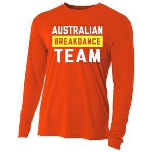 Australian Breakdancing Costume Team Break Dancer Matching Cooling Performance Long Sleeve Crew