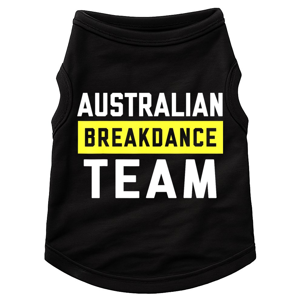 Australian Breakdancing Costume Team Break Dancer Matching Doggie Tank