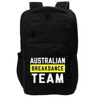 Australian Breakdancing Costume Team Break Dancer Matching Impact Tech Backpack