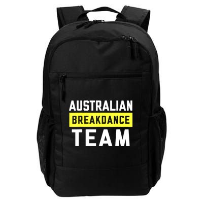 Australian Breakdancing Costume Team Break Dancer Matching Backpack