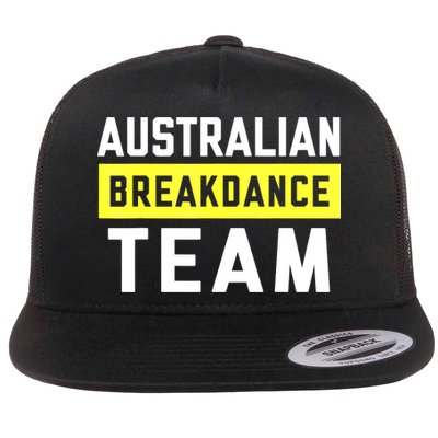 Australian Breakdancing Costume Team Break Dancer Matching Flat Bill Trucker Hat