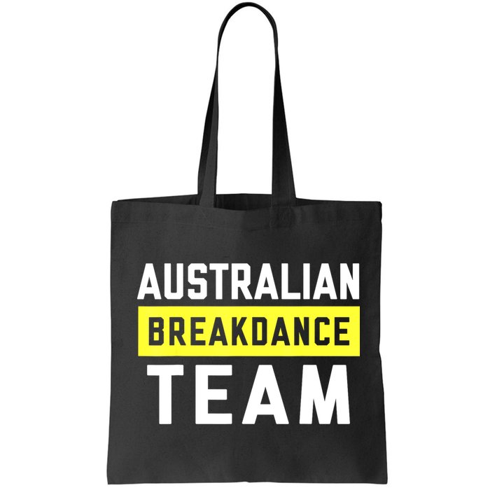 Australian Breakdancing Costume Team Break Dancer Matching Bag