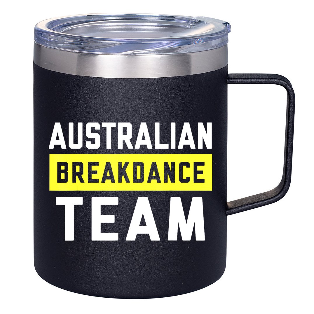 Australian Breakdancing Costume Team Break Dancer Matching 12oz Stainless Steel Coffee Mug