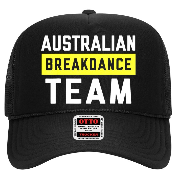 Australian Breakdancing Costume Team Break Dancer Matching Hat