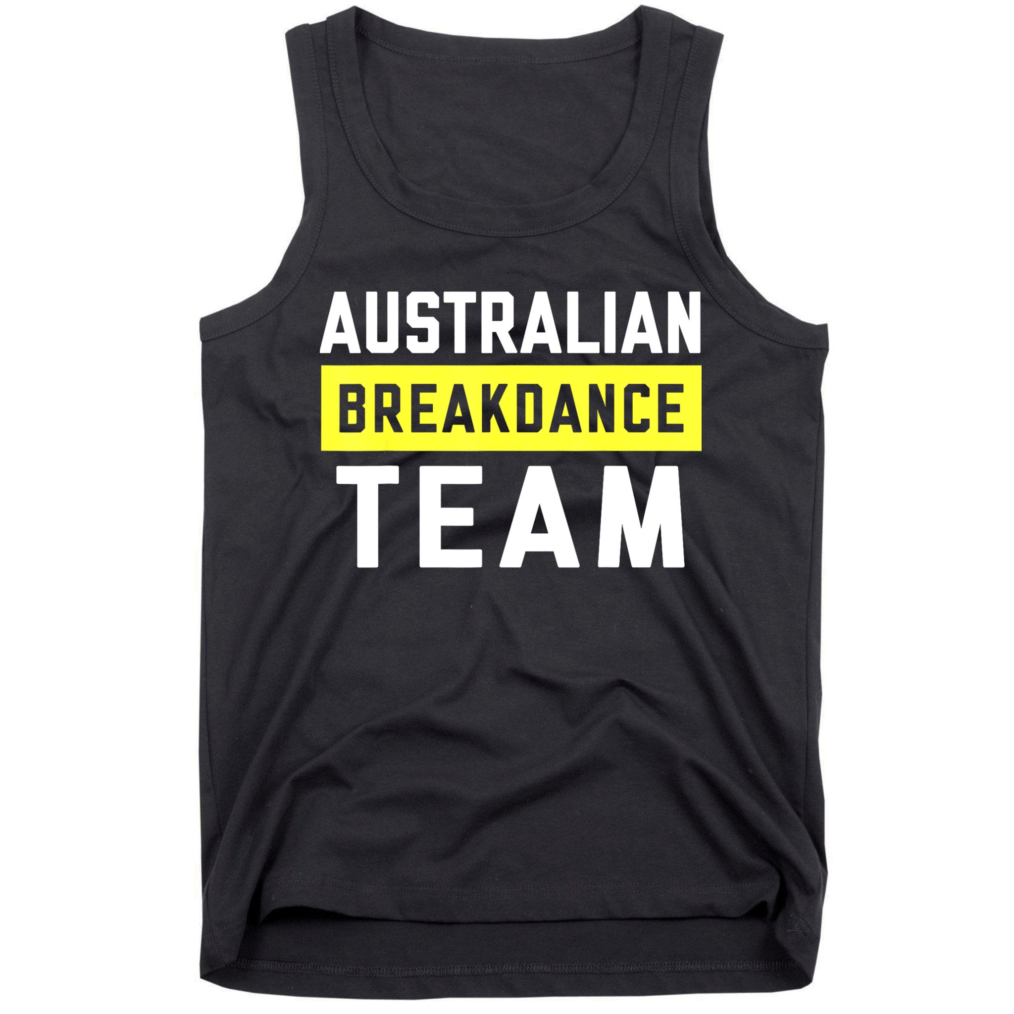 Australian Breakdancing Costume Team Break Dancer Matching Tank Top