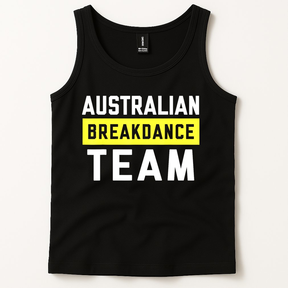 Australian Breakdancing Costume Team Break Dancer Matching Tank Top