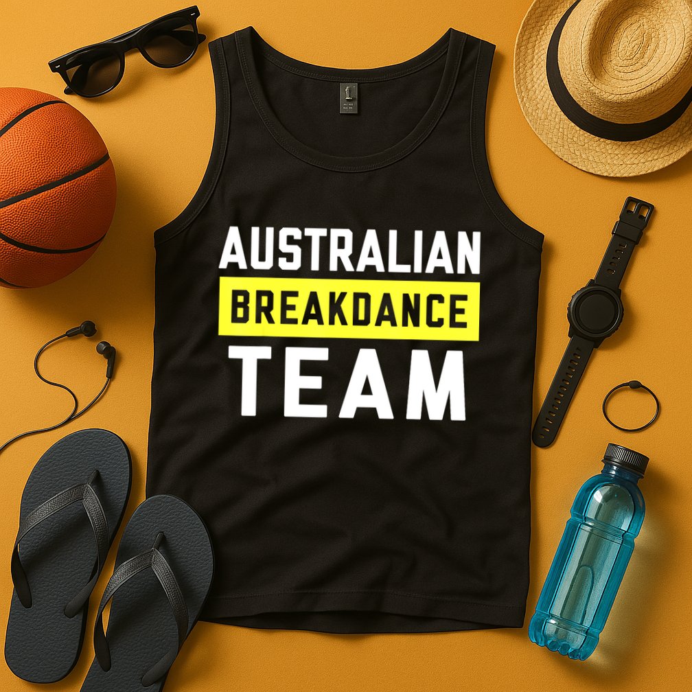 Australian Breakdancing Costume Team Break Dancer Matching Tank Top