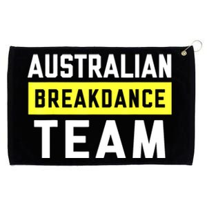 Australian Breakdancing Costume Team Break Dancer Matching Grommeted Golf Towel