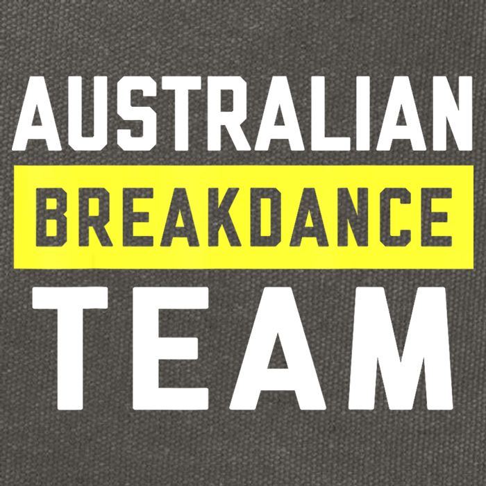 Australian Breakdancing Costume Team Break Dancer Matching Cotton Canvas Backpack