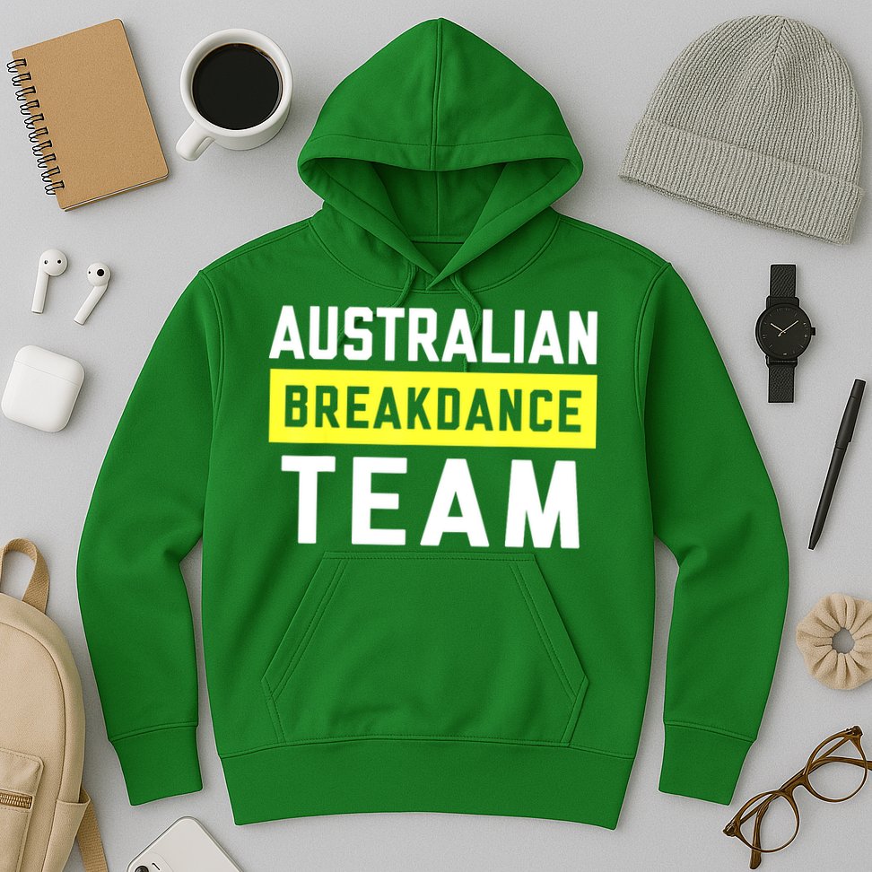 Australian Breakdancing Costume Team Break Dancer Matching Hoodie