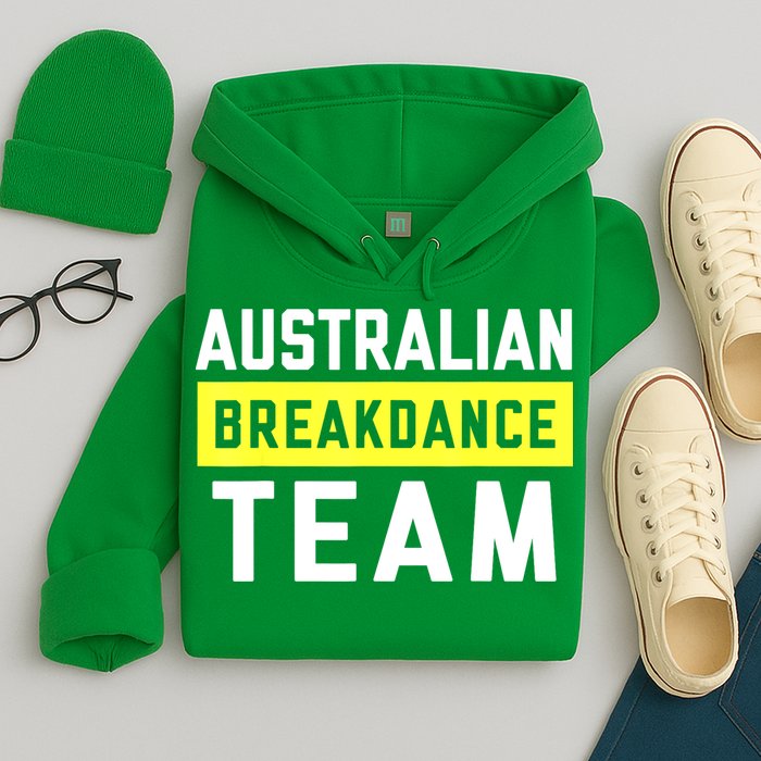 Australian Breakdancing Costume Team Break Dancer Matching Hoodie