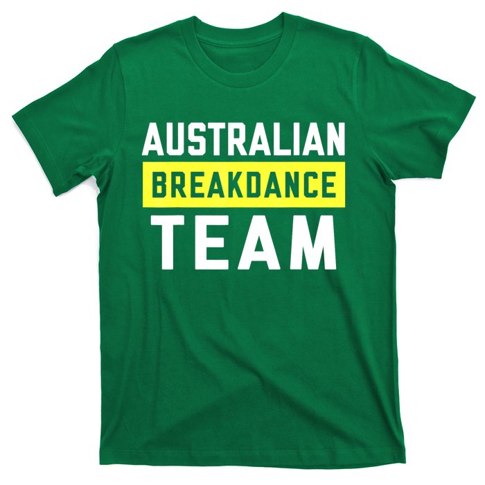 Australian Breakdancing Costume Team Break Dancer Matching T-Shirt