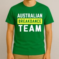 Australian Breakdancing Costume Team Break Dancer Matching T-Shirt