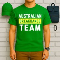 Australian Breakdancing Costume Team Break Dancer Matching T-Shirt