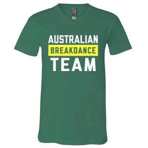 Australian Breakdancing Costume Team Break Dancer Matching V-Neck T-Shirt