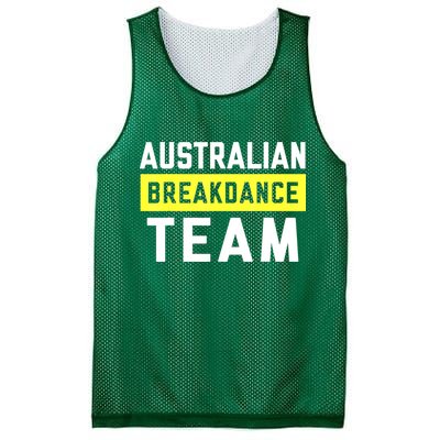 Australian Breakdancing Costume Team Break Dancer Matching Mesh Reversible Basketball Jersey Tank