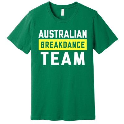 Australian Breakdancing Costume Team Break Dancer Matching Premium T-Shirt