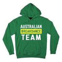 Australian Breakdancing Costume Team Break Dancer Matching Tall Hoodie