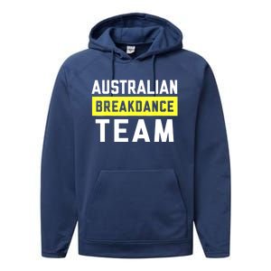 Australian Breakdancing Costume Team Break Dancer Matching Performance Fleece Hoodie