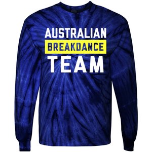 Australian Breakdancing Costume Team Break Dancer Matching Tie-Dye Long Sleeve Shirt