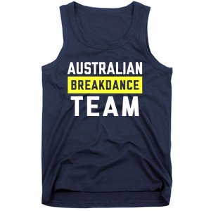 Australian Breakdancing Costume Team Break Dancer Matching Tank Top