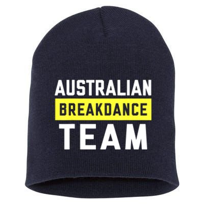 Australian Breakdancing Costume Team Break Dancer Matching Short Acrylic Beanie