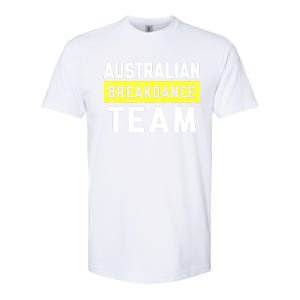 Australian Breakdancing Costume Team Break Dancer Matching Softstyle CVC T-Shirt