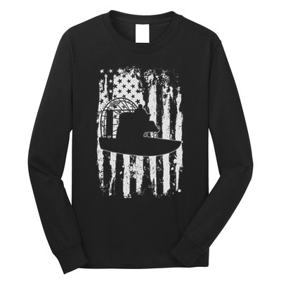 Airboat Boat Captain Gift Long Sleeve Shirt