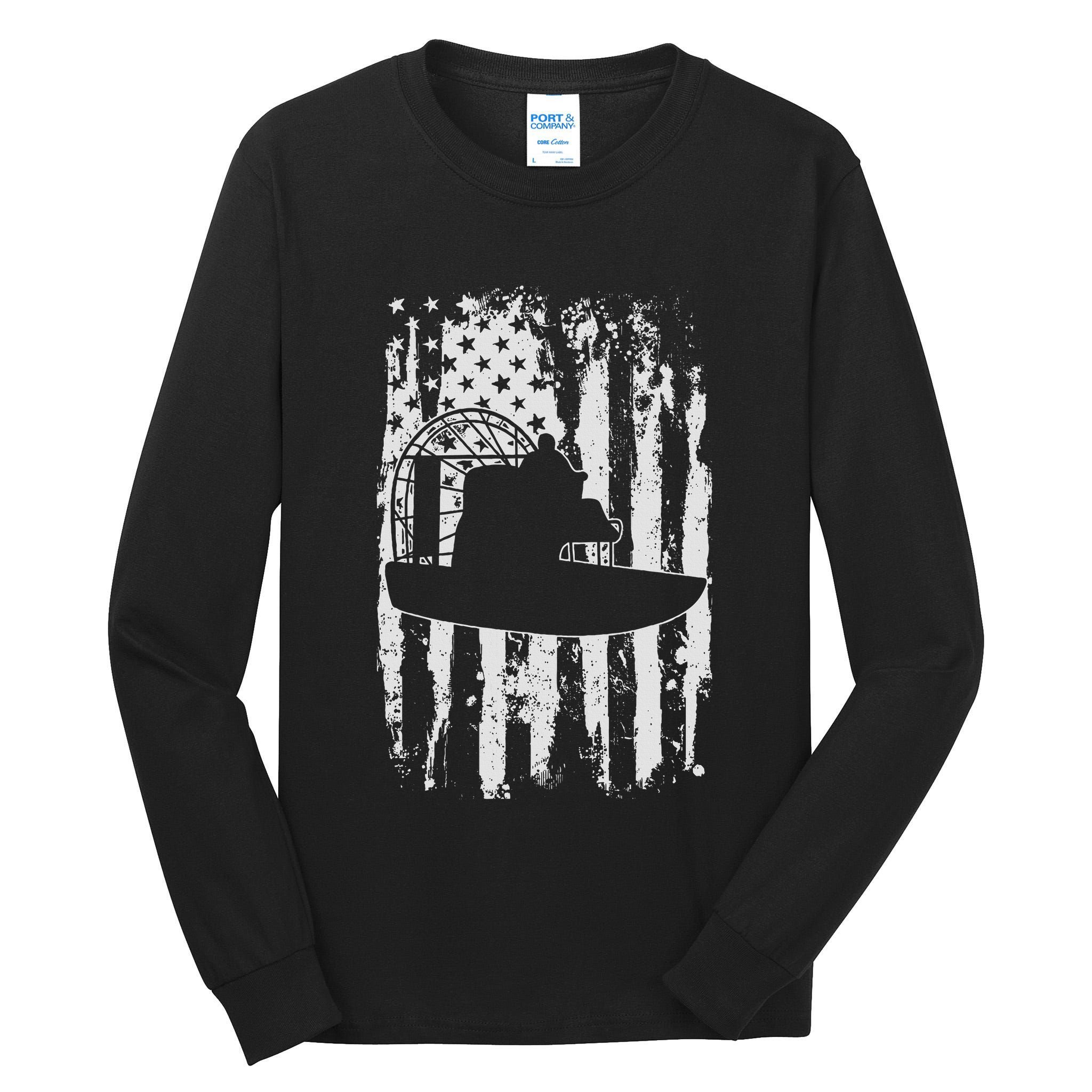 Airboat Boat Captain Gift Tall Long Sleeve T-Shirt