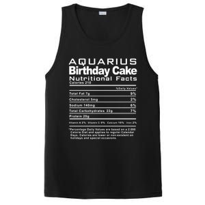 Aquarius Birthday Cake Nutrition Facts Gift PosiCharge Competitor Tank