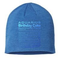 Aquarius Birthday Cake Nutrition Facts Gift Sustainable Beanie