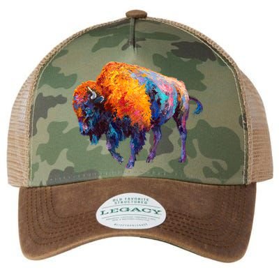 American Buffalo Cute Gift Buffalo Cute Gift American Bison Cute Gift Meaningful Legacy Tie Dye Trucker Hat