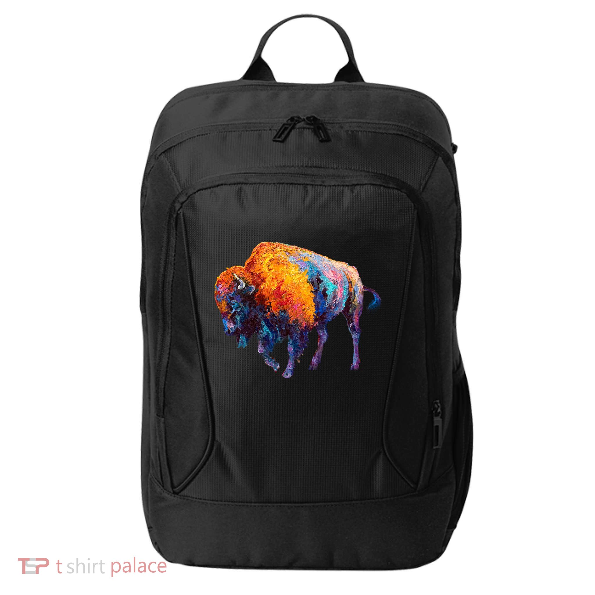 American Buffalo Cute Gift Buffalo Cute Gift American Bison Cute Gift Meaningful City Backpack