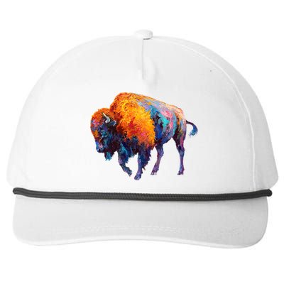 American Buffalo Cute Gift Buffalo Cute Gift American Bison Cute Gift Meaningful Snapback Five-Panel Rope Hat