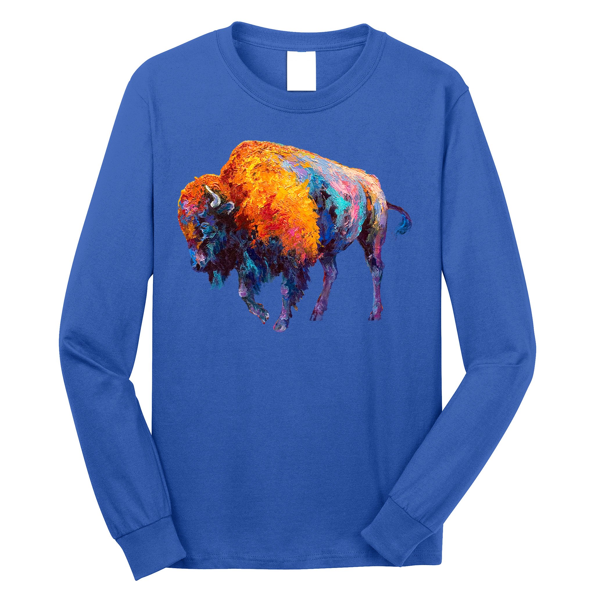 American Buffalo Cute Gift Buffalo Cute Gift American Bison Cute Gift Meaningful Long Sleeve Shirt