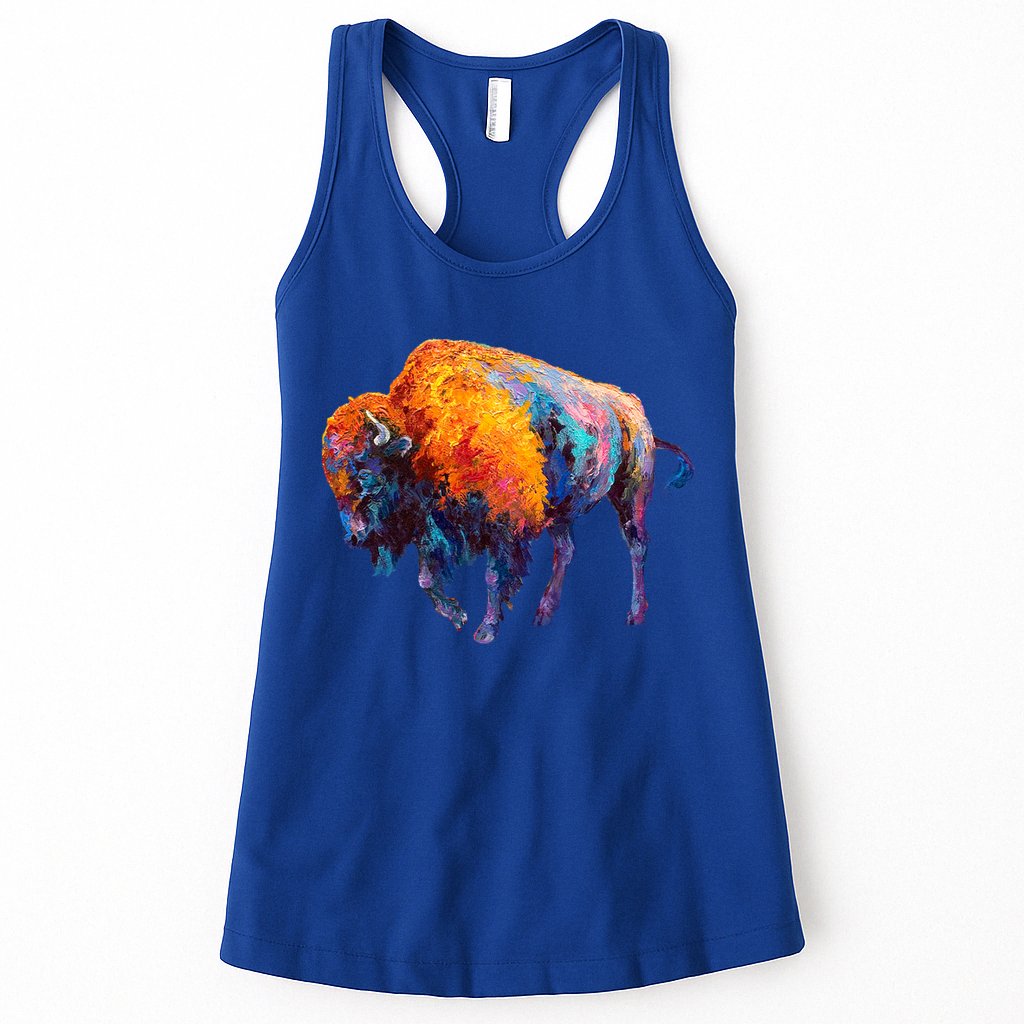 American Buffalo Cute Gift Buffalo Cute Gift American Bison Cute Gift Meaningful Womens Tank Top