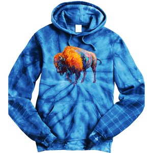 American Buffalo Cute Gift Buffalo Cute Gift American Bison Cute Gift Meaningful Tie Dye Hoodie