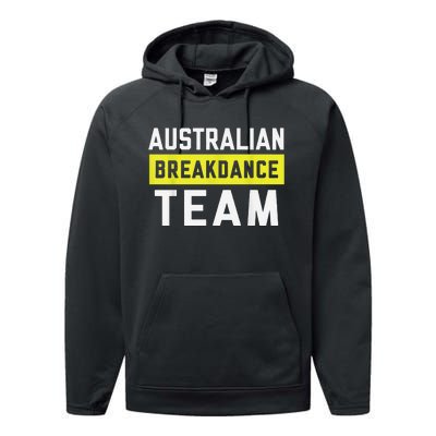 Australian Breakdancing Costume Team Break Dancer Matching Performance Fleece Hoodie