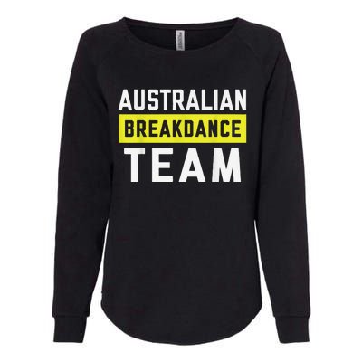 Australian Breakdancing Costume Team Break Dancer Matching Womens California Wash Sweatshirt