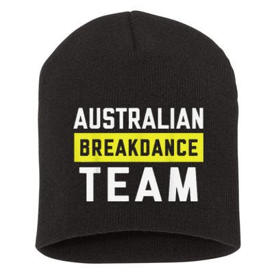 Australian Breakdancing Costume Team Break Dancer Matching Short Acrylic Beanie