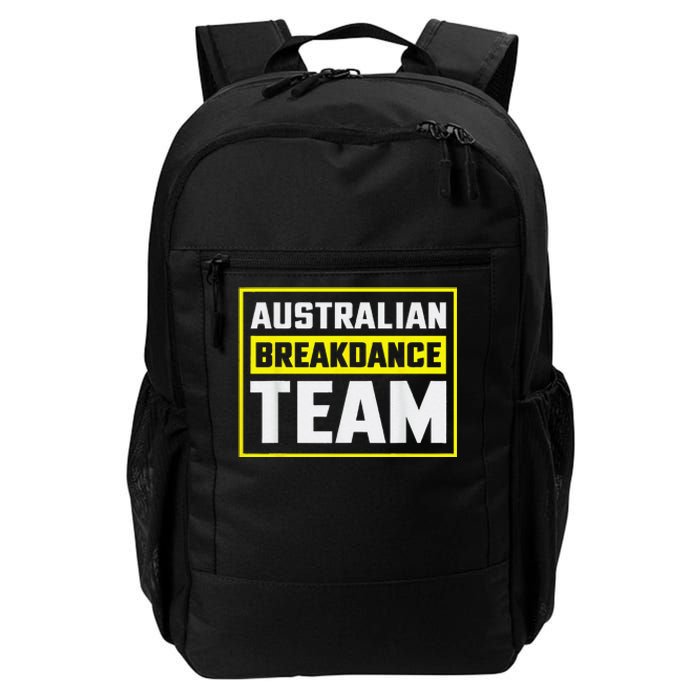 Australian Breakdance Costume Team Matching Daily Commute Backpack