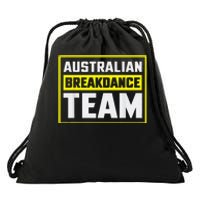 Australian Breakdance Costume Team Matching Drawstring Bag