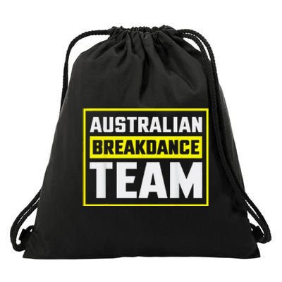 Australian Breakdance Costume Team Matching Drawstring Bag