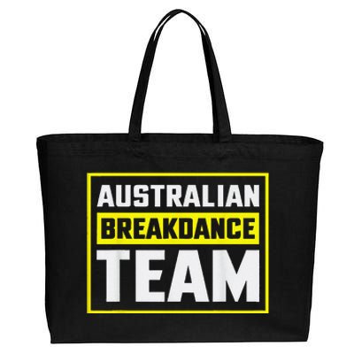 Australian Breakdance Costume Team Matching Cotton Canvas Jumbo Tote