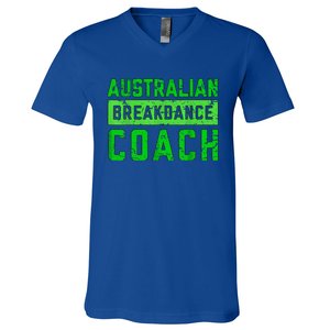 Australian Breakdancing Costume Coach Break Dancer Matching V-Neck T-Shirt