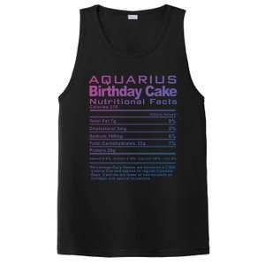 Aquarius Birthday Cake Nutrition Facts Gift PosiCharge Competitor Tank